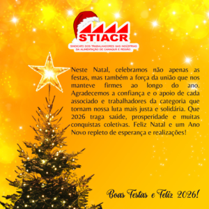 STIACR – Boas Festas e Feliz 2026!