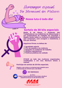 Dia Internacional das Mulheres – Saiba mais sobre o sorteio do STIACR